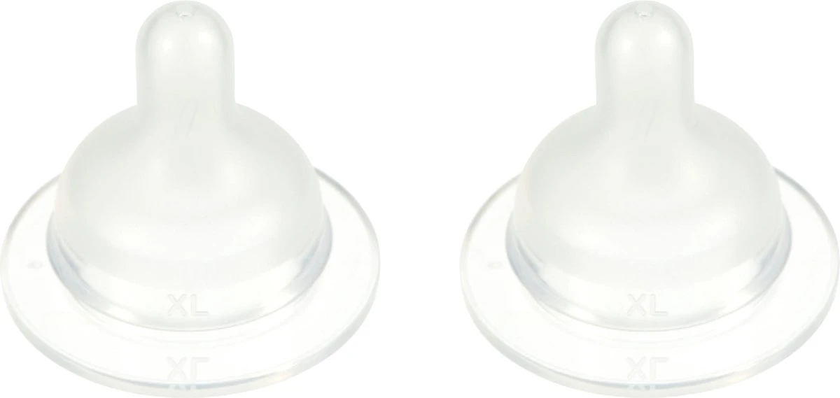 Difrax Flessenspeen Papspeen Wide/Breed - Maat XL - 2 Stuks 3 Difrax Flessenspeen Papspeen Wide/Breed - Maat XL - 2 Stuks