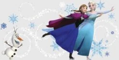 RoomMates Disney Frozen Elsa, Anna En Olaf - Muursticker - 13x46 Cm - Multi -Winkel Voor Babyproducten 1200x606 1