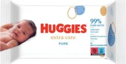 Huggies Billendoekjes - Baby Wipes - Pure Extra Care - 99% Water 56 Doekjes -Winkel Voor Babyproducten 1200x612 1