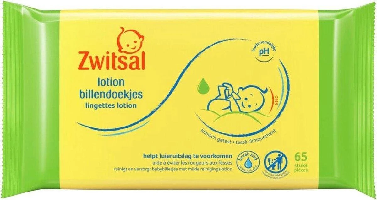 Zwitsal Billendoekjes | Voordeelverpakking 30 X 65 Doekjes 6 Zwitsal Billendoekjes | Voordeelverpakking 30 X 65 Doekjes - Afbeelding 4