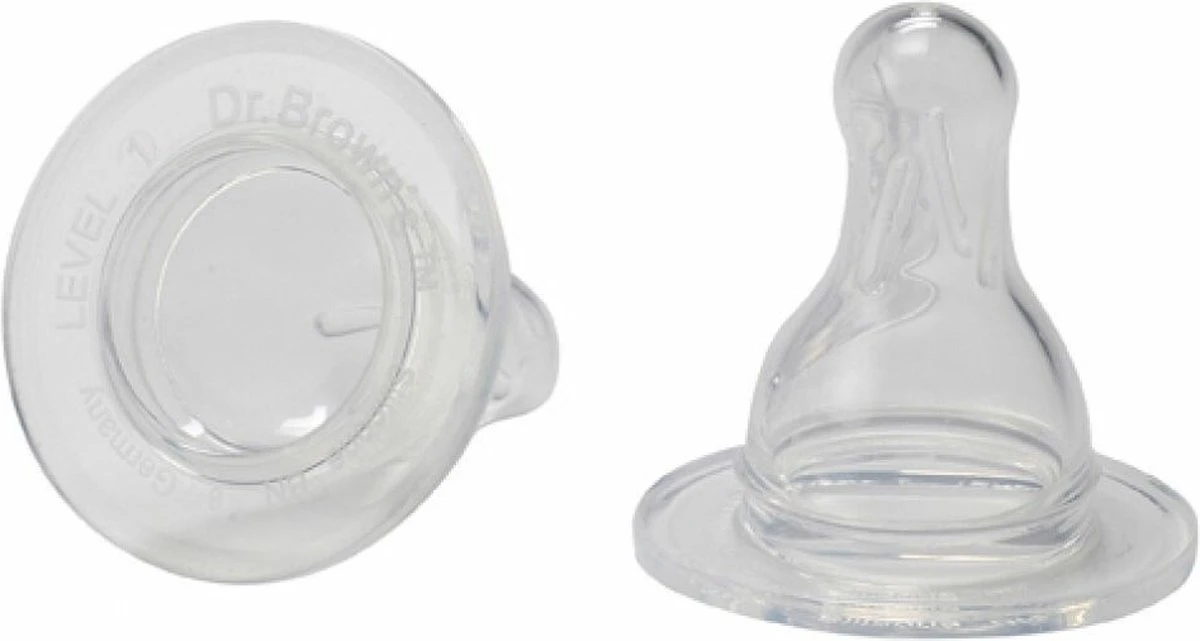 Dr. Brown's Flesspeen - Fase 1 - Standaard - 2 Stuks 5 Dr. Brown's Flesspeen - Fase 1 - Standaard - 2 Stuks - Afbeelding 3