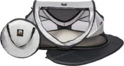 Deryan Peuter Luxe Campingbedje – Inclusief Zelfopblaasbare Matras - Silver -Winkel Voor Babyproducten 1200x644 2