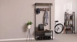 Merkloos Parya Home - Garderoberek Hoed En Kapstok, Zitbank / Hal Schoenenrek En Bank Met Planken, Hal Boom Met Haken, Metalen Frame Met Matte Afwerking, 80 X 32 X 178,5 Cm (L X B X H) 21 Merkloos Parya Home - Garderoberek Hoed En Kapstok, Zitbank / Hal Schoenenrek En Bank Met Planken, Hal Boom Met Haken, Metalen Frame Met Matte Afwerking, 80 X 32 X 178,5 Cm (L X B X H) -Winkel Voor Babyproducten 1200x660 1