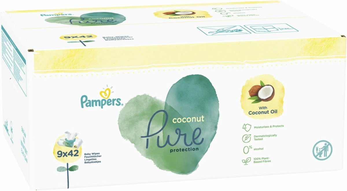 Pampers® Pampers Billendoekjes Harmonie Coconut Navulpak 9x42 = 378 Doekjes 5 Pampers® Pampers Billendoekjes Harmonie Coconut Navulpak 9x42 = 378 Doekjes - Afbeelding 3
