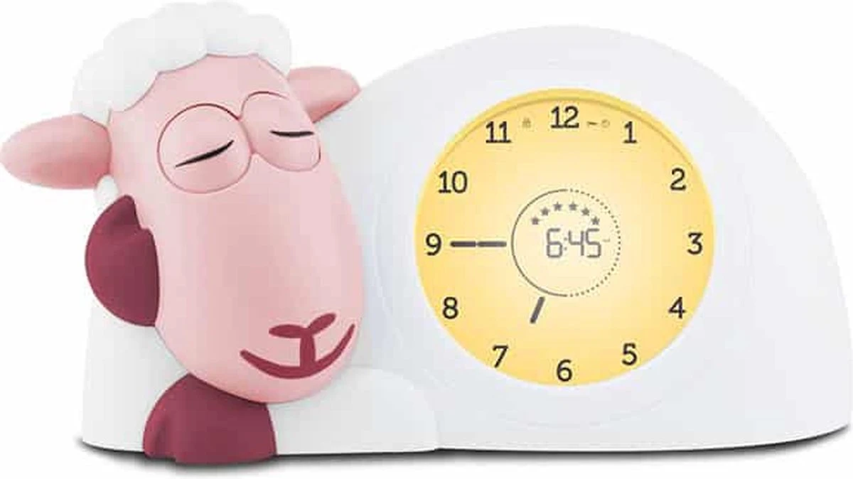 Merkloos Sam Slaaptrainer - Met Nachtlamp Functie En Slaaptimers - Roze / Wit 6 Merkloos Sam Slaaptrainer - Met Nachtlamp Functie En Slaaptimers - Roze / Wit - Afbeelding 4