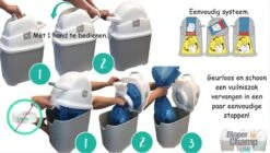 DiaperChamp ONE - Soft Silver - Standaard Luieremmer 33 DiaperChamp ONE - Soft Silver - Standaard Luieremmer -Winkel Voor Babyproducten 1200x678 1