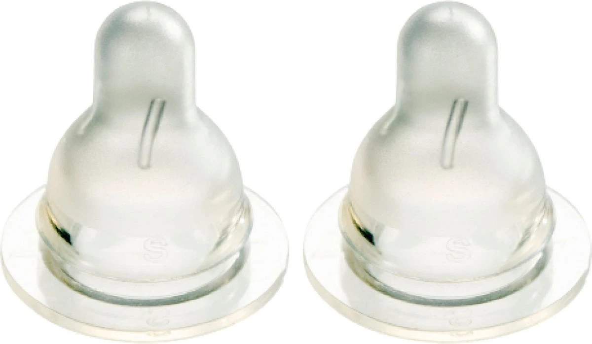 Difrax Flessenspeen Natural - Maat Large - 2 Stuks 3 Difrax Flessenspeen Natural - Maat Large - 2 Stuks