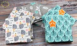 Flanellen Luiers - 80 X 80cm - 6 Pack - Flanellen Doeken Van Flanel Katoen - Mint - Fensilo -Winkel Voor Babyproducten 1200x721