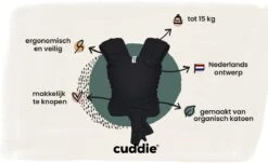 Cuddie Baby Draagdoek - Premium Organic Baby Draagdoek Gemaakt Van Bio Katoen - Newborns Tot 15 Kg - Baby Cadeau - Met Wenskaart - Zwart -Winkel Voor Babyproducten 1200x734 2