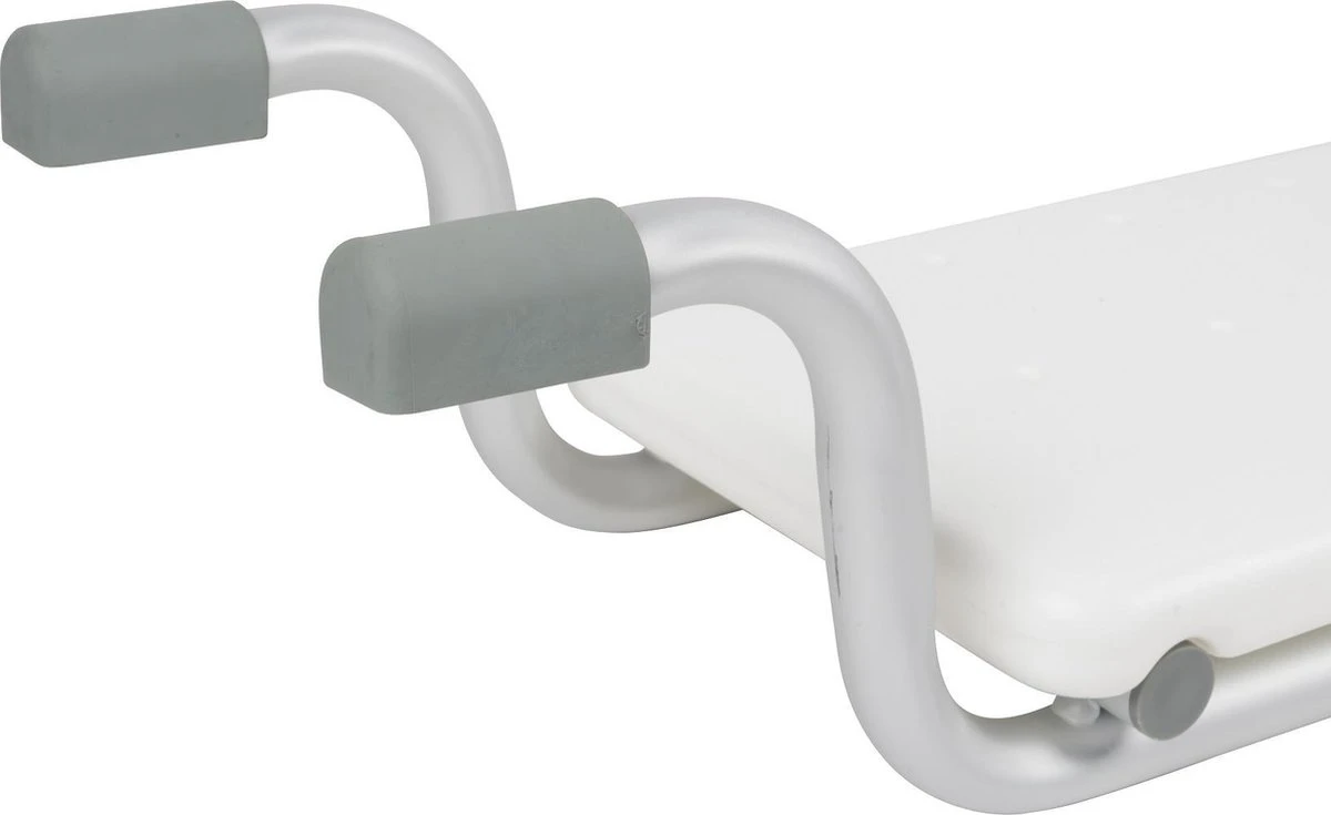 Vivamore Badzitje - Badstoeltje Tot Max. 150 KG - 74 X 23 X 18 CM - Badkruk - Anti-Slip Poten - Stevig Frame - Wit 6 Vivamore Badzitje - Badstoeltje Tot Max. 150 KG - 74 X 23 X 18 CM - Badkruk - Anti-Slip Poten - Stevig Frame - Wit - Afbeelding 4