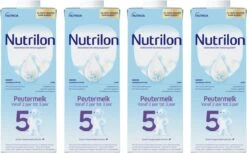 Nutrilon 5 Peutermelk Kant & Klaar - Van 2 Tot 3 Jaar - 4 X 1L