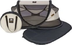 Deryan Baby Luxe Campingbedje – Inclusief Zelfopblaasbare Matras - Cream -Winkel Voor Babyproducten 1200x747 3