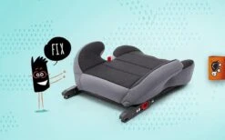 Babyauto Zitverhoger Vista Fix Booster Groep 3 Isofix Stoelverhoger - Grijs -Winkel Voor Babyproducten 1200x750 2