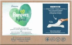 Pampers® Pampers Harmonie Hybrid - Wasbare Luier - 92 Absorberende Wegwerpbare Toplagen -Winkel Voor Babyproducten 1200x751