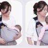 Merkloos Draagzak - Baby Draagzak - Zak - Grijs - Multifunctioneel - Ergonomisch - Baby - Dreumes - Peuter - Wrap - Travel Size - Tot 48 Maanden -Winkel Voor Babyproducten 1200x757 3