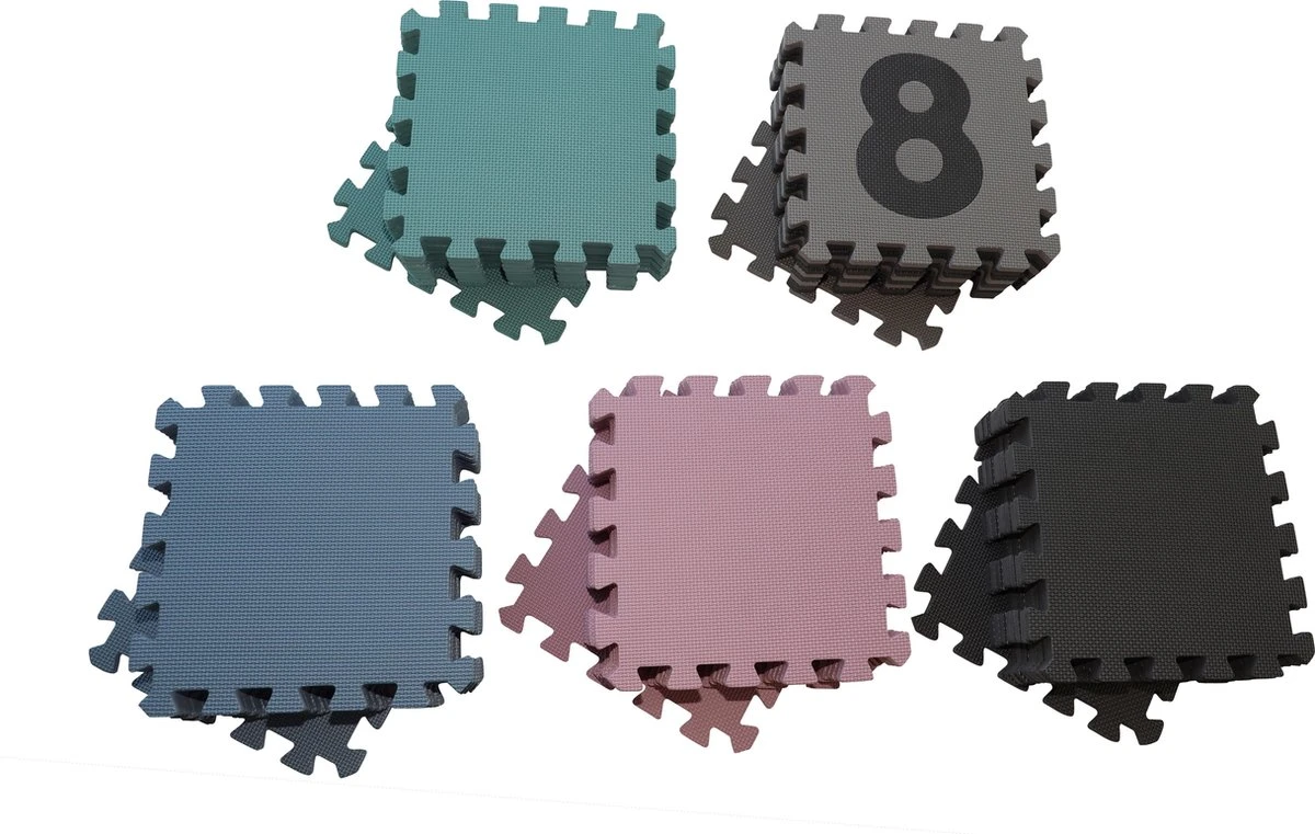 Babydan Speelkleed - Speelmat - Puzzelmat Foam - Groen 5 Babydan Speelkleed - Speelmat - Puzzelmat Foam - Groen - Afbeelding 3