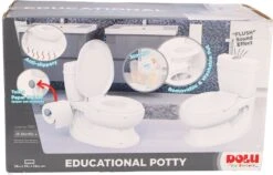 Basic Dolu Educatief Kinder Toilet Met Geluid - Wit -Winkel Voor Babyproducten 1200x769