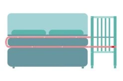 Wieg - Co-sleeper - 2 In 1 - 90 X 40 Cm - Incl. Matras - Massief Beukenhout – Fillikid -Winkel Voor Babyproducten 1200x795 1