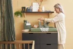 Meyco Uni Aankleedkussenhoes - 2-pack - Badstof - Forest Green - 50x70cm -Winkel Voor Babyproducten 1200x800 102