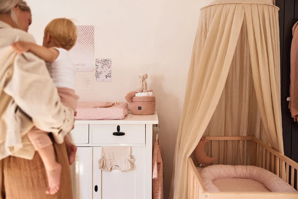 Jollein Baby Klamboe Vintage 245cm - Nougat 10 Jollein Baby Klamboe Vintage 245cm - Nougat - Afbeelding 8