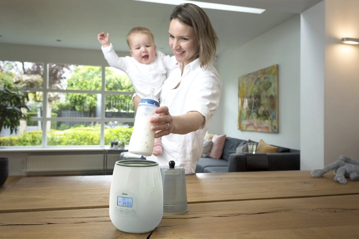 Alecto BW-700 - Snelle Digitale Flessenwarmer 500W Voor Opwarmen, Steriliseren En Ontdooien - Inclusief Stoomkap - Bediening Via Display - Wit 14 Alecto BW-700 - Snelle Digitale Flessenwarmer 500W Voor Opwarmen, Steriliseren En Ontdooien - Inclusief Stoomkap - Bediening Via Display - Wit - Afbeelding 12