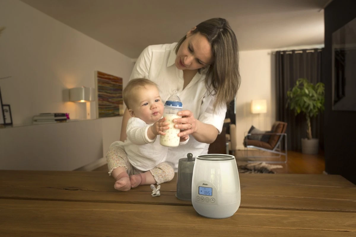 Alecto BW-700 - Snelle Digitale Flessenwarmer 500W Voor Opwarmen, Steriliseren En Ontdooien - Inclusief Stoomkap - Bediening Via Display - Wit 15 Alecto BW-700 - Snelle Digitale Flessenwarmer 500W Voor Opwarmen, Steriliseren En Ontdooien - Inclusief Stoomkap - Bediening Via Display - Wit - Afbeelding 13