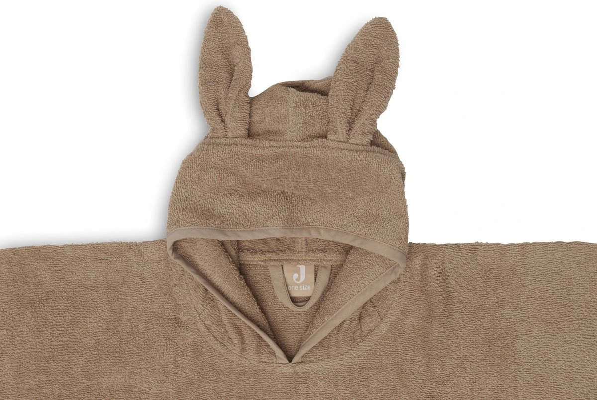 Jollein Badponcho Badstof - Biscuit 5 Jollein Badponcho Badstof - Biscuit - Afbeelding 3