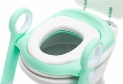 Zavelo Toilet Trainer Met Trapje | Brilverkleiner Met Handvaten En Opstapje | Opvouwbaar Toilet Met Afneembaar Zitje | WC Zindelijkheids Training Voor Jongens/Meisjes | Urinoirs Voor Kind/Peuter Van 2 Tot 7 Jaar | Mint -Winkel Voor Babyproducten 1200x821 1