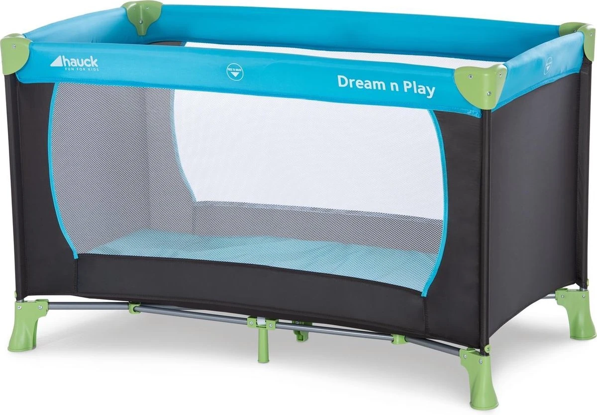 Hauck Dream N Play Campingbedje - Waterblue 3 Hauck Dream N Play Campingbedje - Waterblue