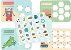 Beloningssysteem Jongen - Zindelijkheidstraining Kind - 20x Beloningskaart - 120 Stickers - Plasdiploma - Beloningsstickers