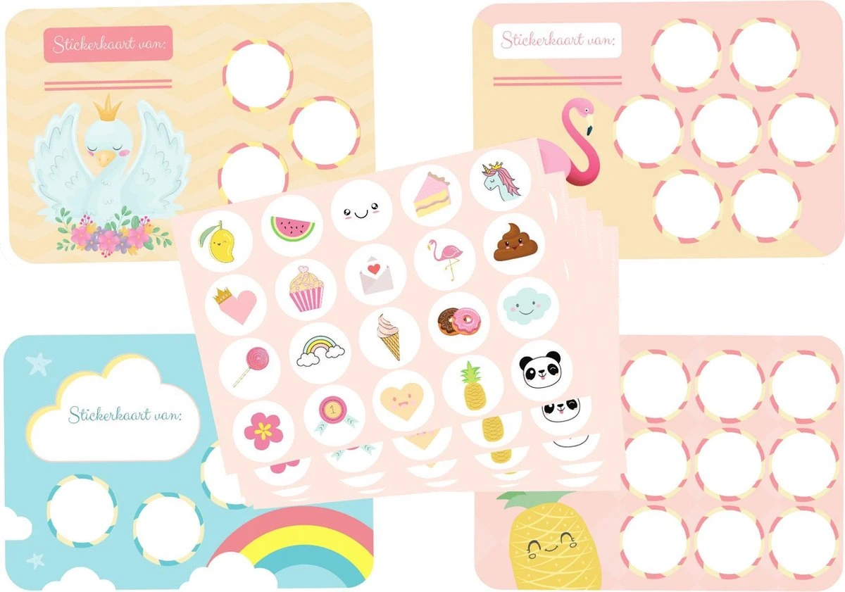 Beloningssysteem Meisje - Zindelijkheidstraining Kind - 20x Beloningskaart - 120 Stickers - Plasdiploma - Beloningsstickers 3 Beloningssysteem Meisje - Zindelijkheidstraining Kind - 20x Beloningskaart - 120 Stickers - Plasdiploma - Beloningsstickers