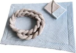 IL BAMBINI Gevlochten Baby Bed Bumper Treccia - Bedomrander - Box Omrander - Hoofdbeschermer - Boxrand - Bedbumper - Stootrand - Boxomrander - (3 Meter) Grijs -Winkel Voor Babyproducten 1200x847 1