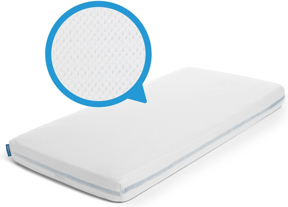 AeroSleep® Hoeslaken - Wieg - 80 X 50 Cm - Wit 12 AeroSleep® Hoeslaken - Wieg - 80 X 50 Cm - Wit - Afbeelding 10