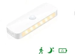 Nachtlamp Met Bewegingssensor - USB Oplaadbaar - Warm Licht - Kastverlichting
