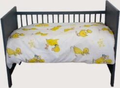 Decoware® Ledikant Dekbedovertrek Eendjes - Katoen Renforce - 100x135 Cm - 40x60 Cm