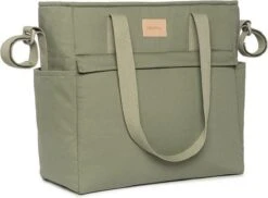 Nobodinoz Baby On The Go Luiertas Olive Green -Winkel Voor Babyproducten 1200x883 2