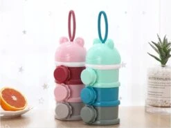 Melkpoeder Toren [2 STUKS] - Babyvoeding Bewaarbakjes - Melkpoeder Doseerdoosjes - Kraam Cadeau - BPA Vrij / ROZE -Winkel Voor Babyproducten 1200x898 3