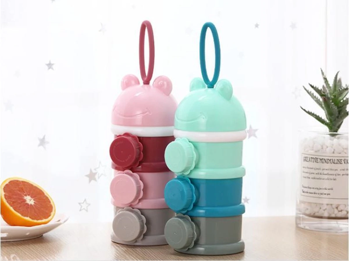 Melkpoeder Toren - Babyvoeding Bewaarbakjes - Melkpoeder Doseerdoosjes - Kraam Cadeau - BPA Vrij / GROEN 5 Melkpoeder Toren - Babyvoeding Bewaarbakjes - Melkpoeder Doseerdoosjes - Kraam Cadeau - BPA Vrij / GROEN - Afbeelding 3