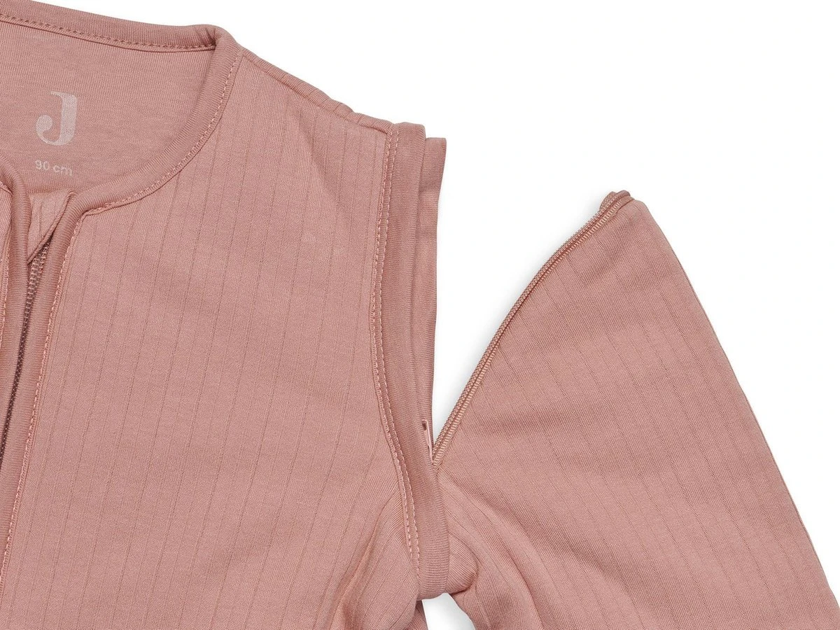 Jollein Baby Baby Winterslaapzak Met Afritsbare Mouw 90cm Basic Stripe - Rosewood 5 Jollein Baby Baby Winterslaapzak Met Afritsbare Mouw 90cm Basic Stripe - Rosewood - Afbeelding 3