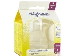 Difrax Flessenspeen Wide Voor Brede Babyflessen - Maat Medium - 2 Stuks -Winkel Voor Babyproducten 1200x900 91