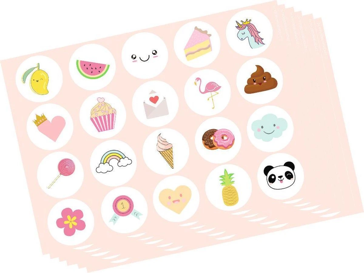 Beloningssysteem Meisje - Zindelijkheidstraining Kind - 20x Beloningskaart - 120 Stickers - Plasdiploma - Beloningsstickers 4 Beloningssysteem Meisje - Zindelijkheidstraining Kind - 20x Beloningskaart - 120 Stickers - Plasdiploma - Beloningsstickers - Afbeelding 2