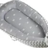 Buxibo Babynestje - Omkeerbare Babynest - Co-Sleeper/Bedbumper - Veilig Slapen - 88x53cm - Grijs -Winkel Voor Babyproducten 1200x901 4