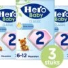 Hero Baby Opvolgmelk Classic 2 Vanaf 6+ Maanden - Flesvoeding - 3 X 700gr - Standaard 2 - Met Melkvet - Palmolie Vrij