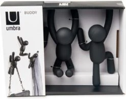 Umbra Kapstok Wandhaak - Buddy Set Van 3 - Zwart -Winkel Voor Babyproducten 1200x941 1