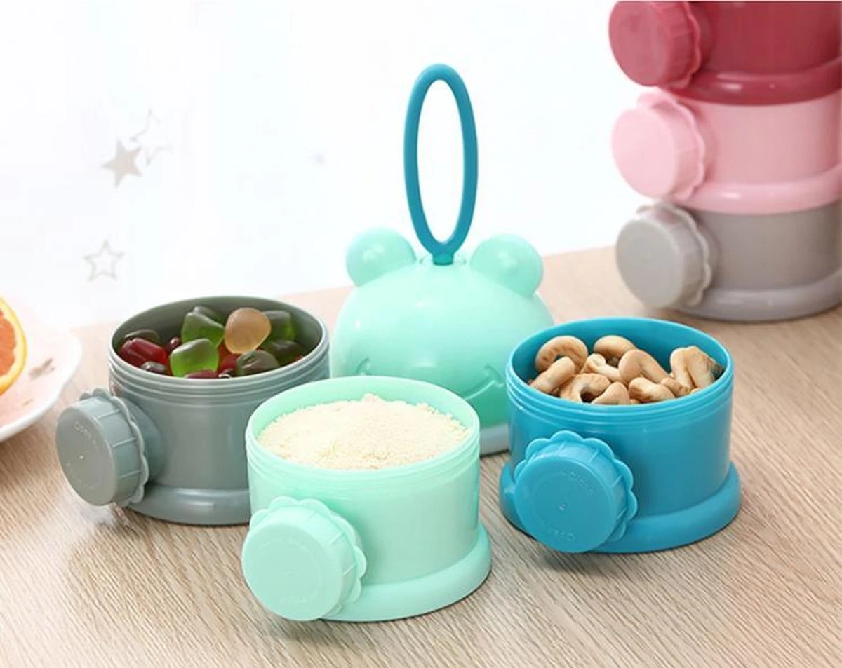 Melkpoeder Toren - Babyvoeding Bewaarbakjes - Melkpoeder Doseerdoosjes - Kraam Cadeau - BPA Vrij / GROEN 6 Melkpoeder Toren - Babyvoeding Bewaarbakjes - Melkpoeder Doseerdoosjes - Kraam Cadeau - BPA Vrij / GROEN - Afbeelding 4