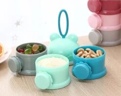 Melkpoeder Toren - Babyvoeding Bewaarbakjes - Melkpoeder Doseerdoosjes - Kraam Cadeau - BPA Vrij / ROZE -Winkel Voor Babyproducten 1200x953 3