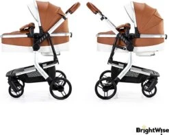 Merkloos BrightWise® Luxe Kinderwagen 3 In 1 Voldoet Aan Alle Europese Veiligheidscertificaten - Wandelwagen - Kinderwagen 3-in-1 Incl Autostoel - Kinderwagen Maxi Cosi – Buggy 3 In 1 - Newborn - Leer - Bruin 29 Merkloos BrightWise® Luxe Kinderwagen 3 In 1 Voldoet Aan Alle Europese Veiligheidscertificaten - Wandelwagen - Kinderwagen 3-in-1 Incl Autostoel - Kinderwagen Maxi Cosi – Buggy 3 In 1 - Newborn - Leer - Bruin -Winkel Voor Babyproducten 1200x955 8