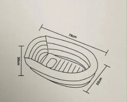 Bambino© Opblaasbaar Babybad - Lichtgrijs - 78 X 52 X 30 Cm | Ideaal Voor Op Reis | 0-12 Maanden 7 Bambino© Opblaasbaar Babybad - Lichtgrijs - 78 X 52 X 30 Cm | Ideaal Voor Op Reis | 0-12 Maanden -Winkel Voor Babyproducten 1200x971 2