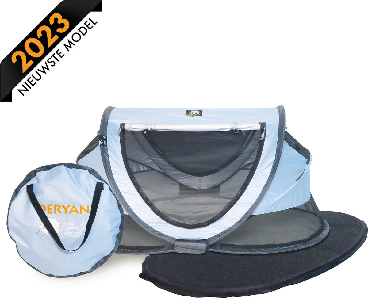 Deryan Peuter Luxe Campingbedje – Inclusief Zelfopblaasbare Matras - Blue 3 Deryan Peuter Luxe Campingbedje – Inclusief Zelfopblaasbare Matras - Blue