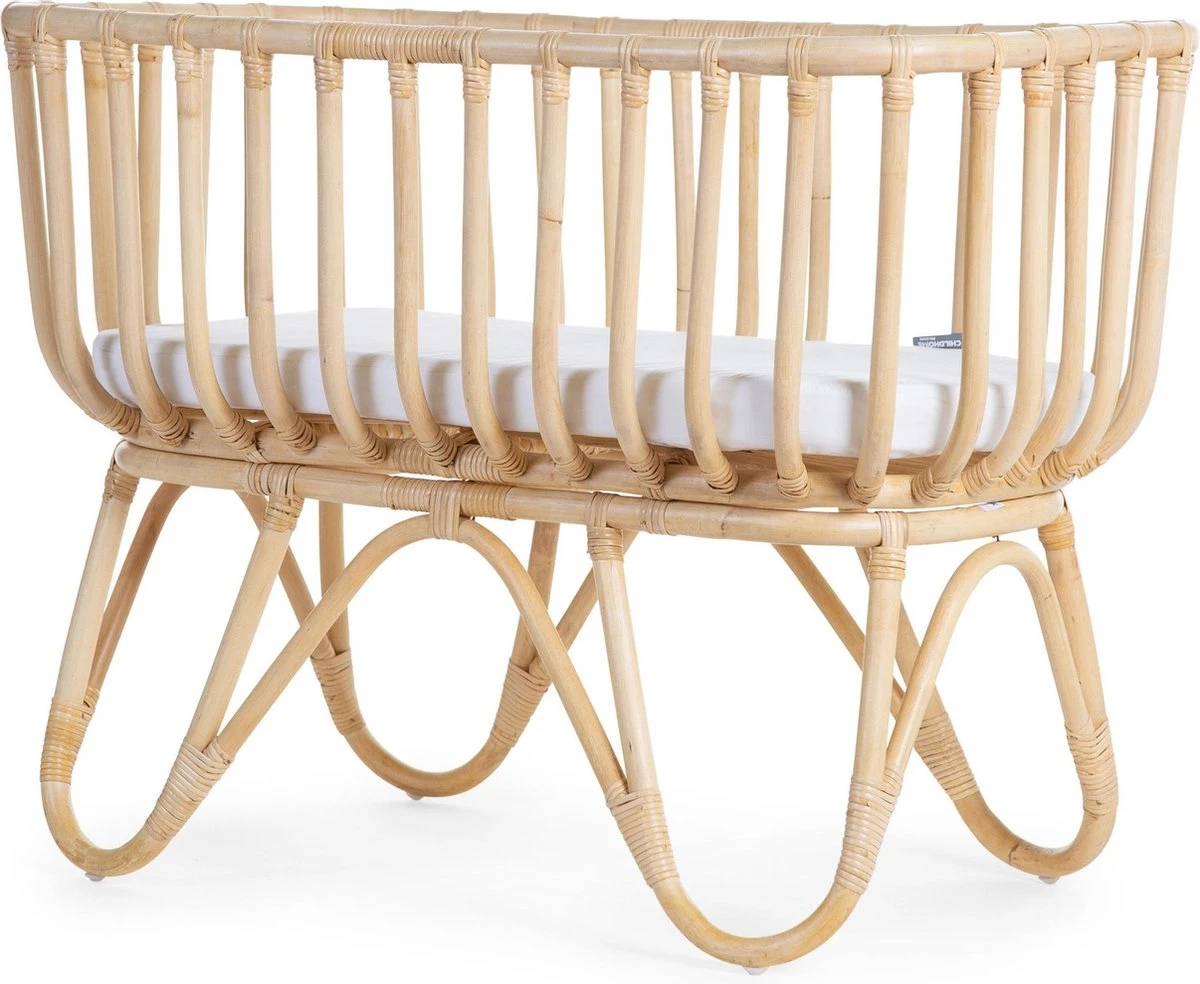Wieg - Rotan Wiegje - Inclusief Matras | Childhome 3 Wieg - Rotan Wiegje - Inclusief Matras | Childhome